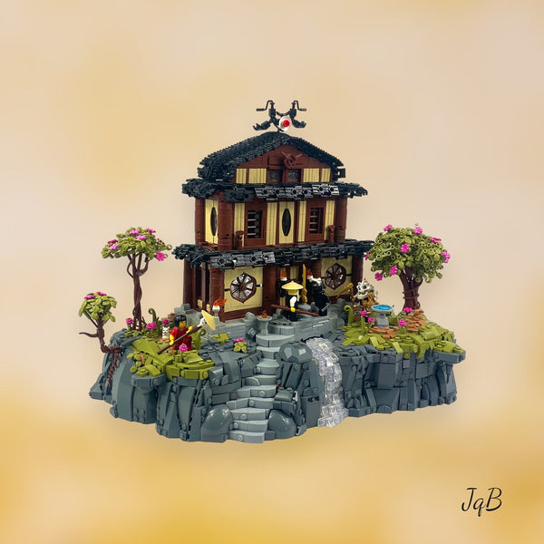 firing up the Ninjago Fire Temple: An Awesome LEGO Creation